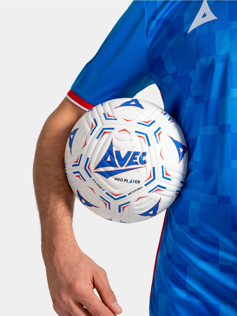 Avec MATCH FOOTBALL - ROYAL/RED - Size 5