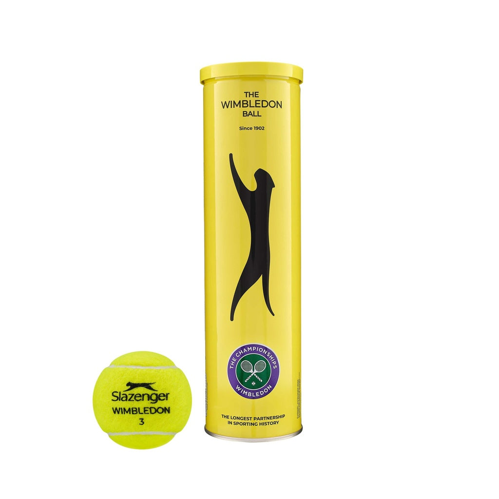Slazenger Wimbledon Tennis Balls (4 Ball Can)