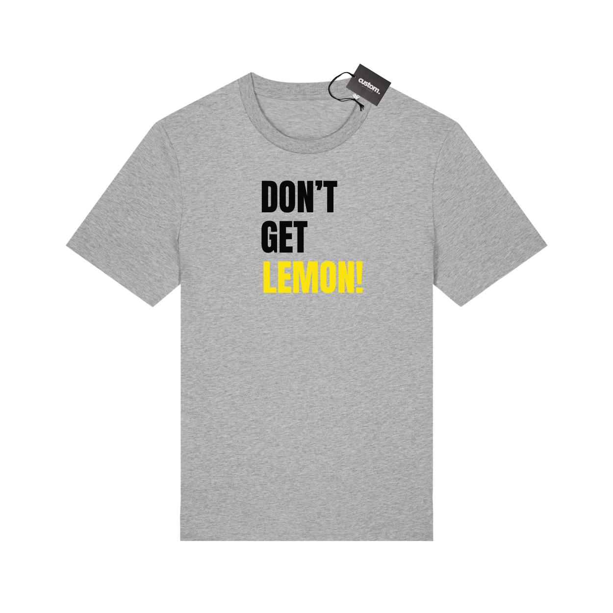 Don't Get Lemon Funny Football Factory Fancy Dress T-shirt - Adults