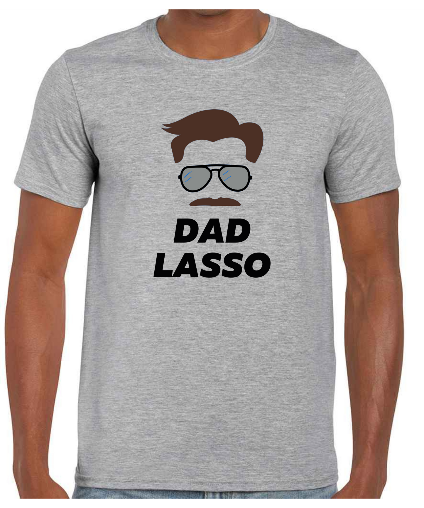 Ted/Dad Lasso - Dad T Shirt (White/Black/Grey)