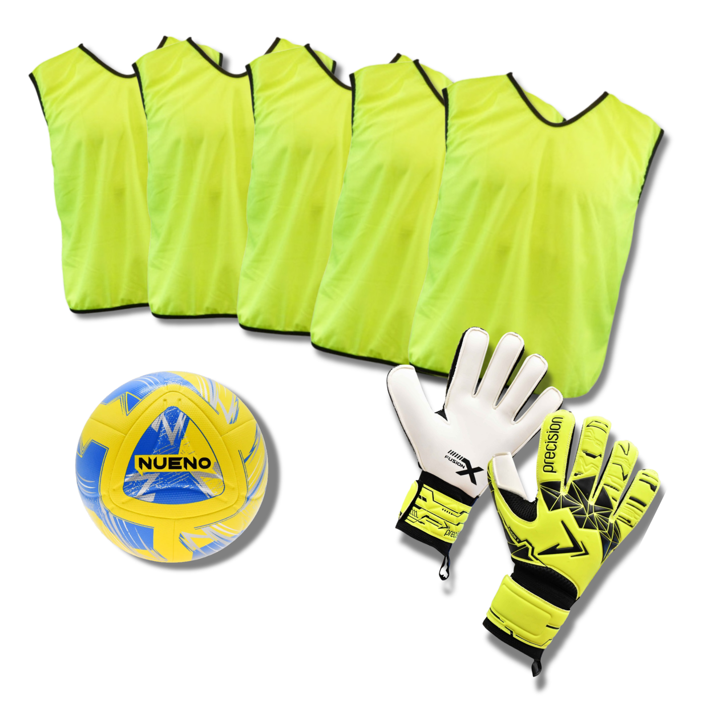 5-a-Side Football Starter Kit – Bibs, Goalkeeper Gloves & Match Ball
