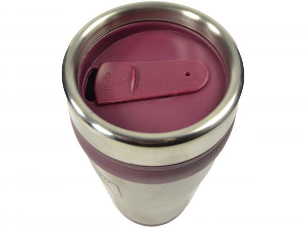 West Ham EXECUTIVE HANDLELESS METALLIC TRAVEL MUG