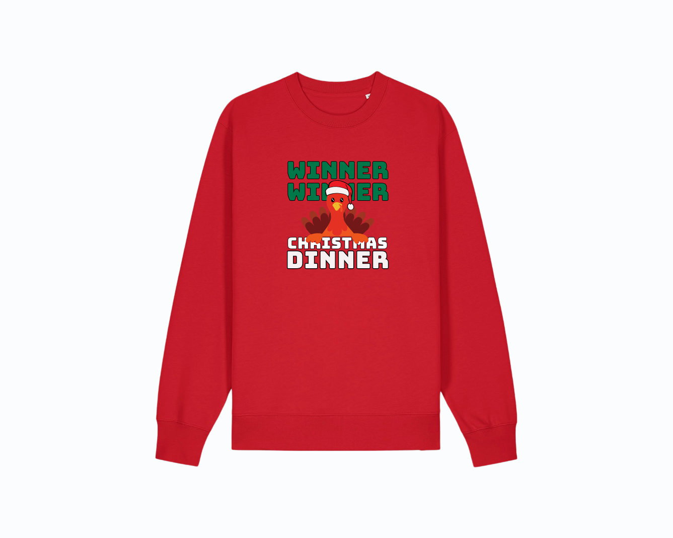 Winner Winner Christmas Dinner Funny Christmas Jumper - Adult