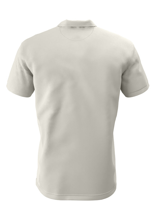 RADIAL SHORT SLEEVE CRICKET SHIRT IVORY - ADULTS
