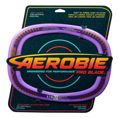 Aerobie Pro Blade Outdoor Flying Disc Self Levelling Throw Ring for Ages 5+