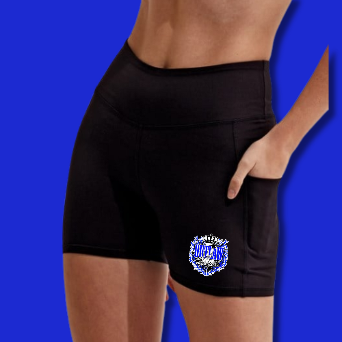 Outlaw Allstars TriDri® recycled micro shorts with pocket