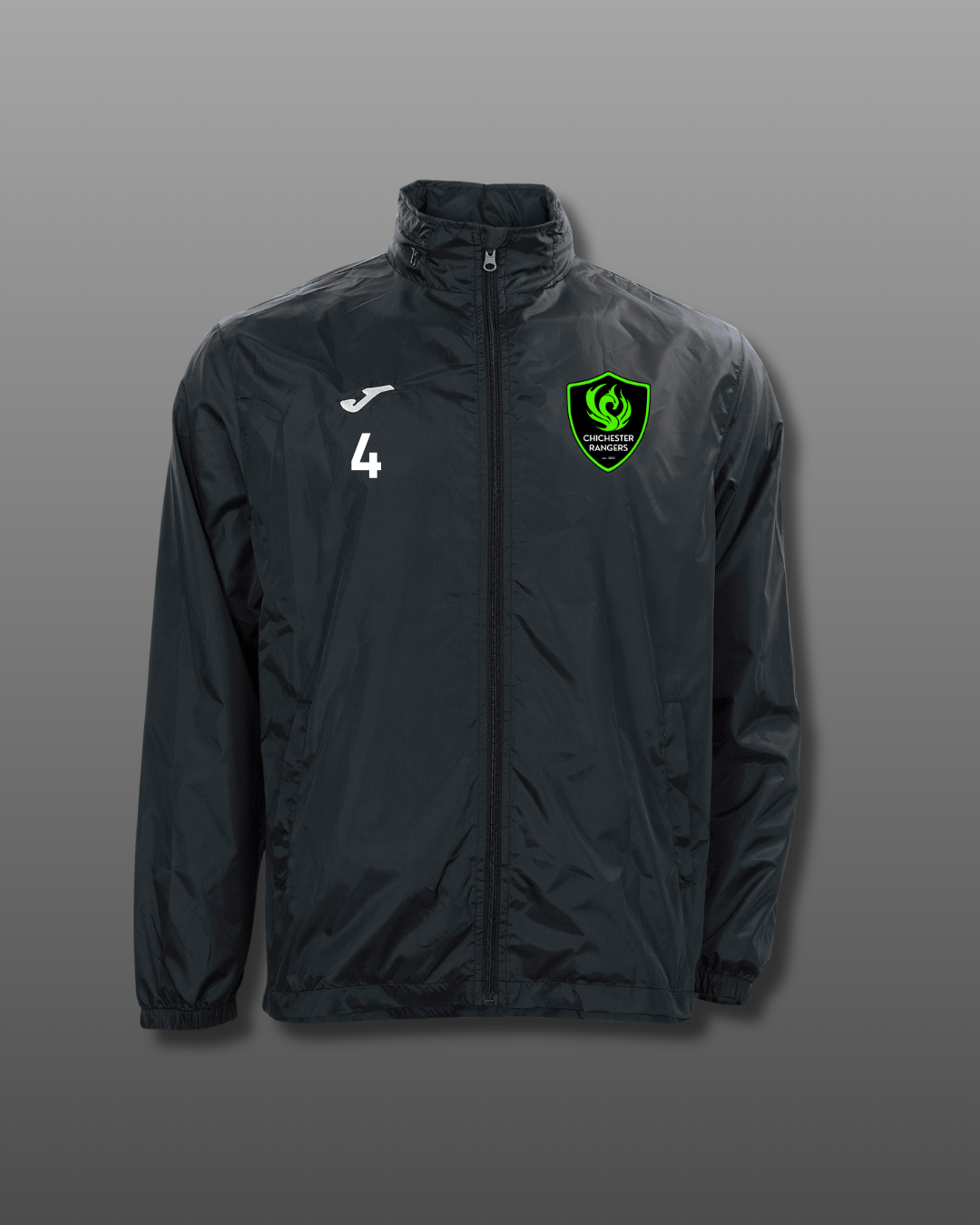 Chichester Rangers FC Joma PLAYERS Iris Rain Jacket Black