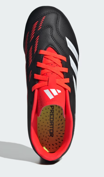 Adidas Predator Club Turf Football Astroturf Trainers Black Red