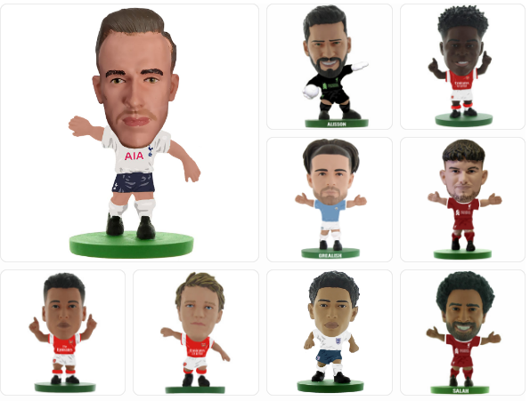 Mini football player figures shop