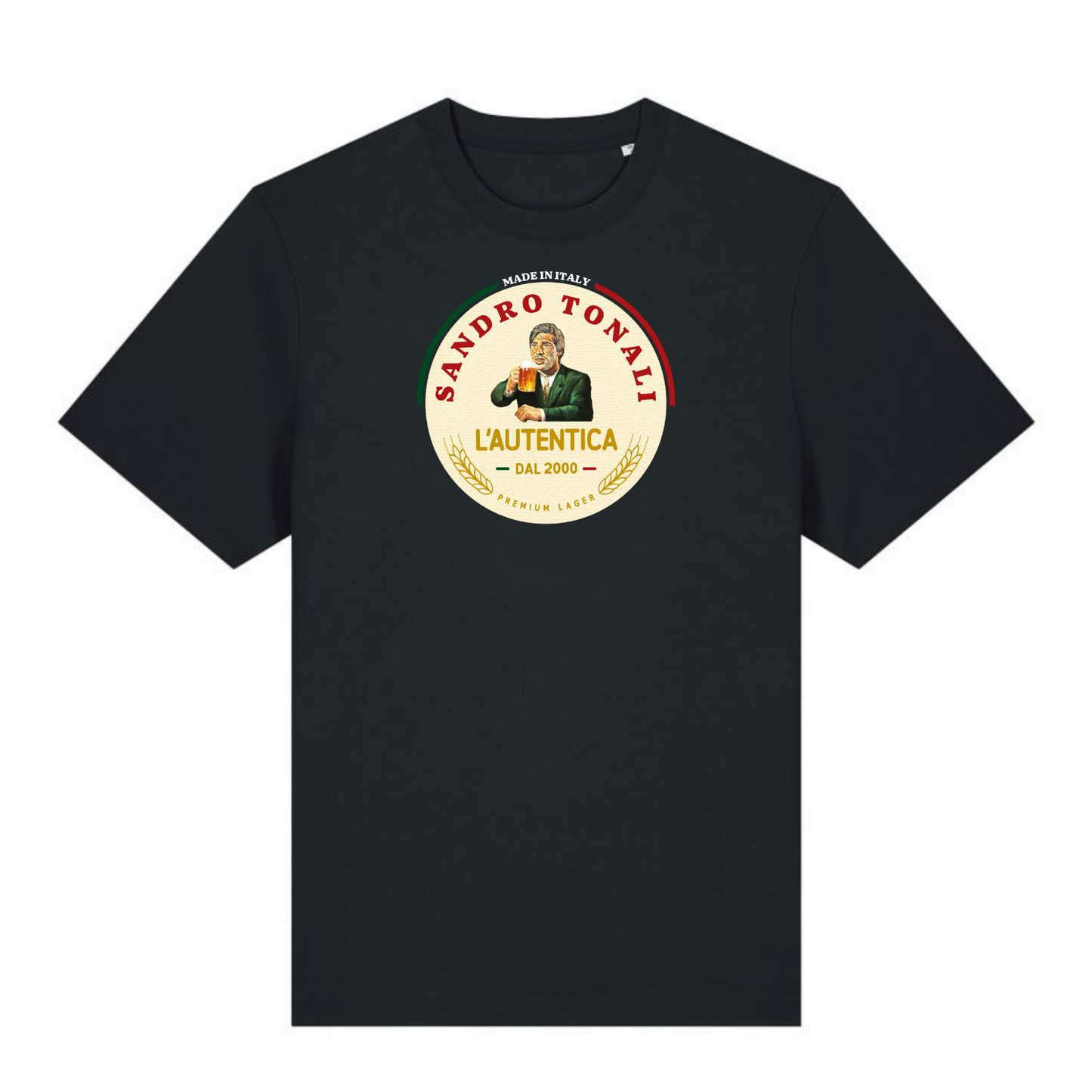 Sandro Tonali Moretti Newcastle NUFC Geordie Adult's T-Shirt - Black