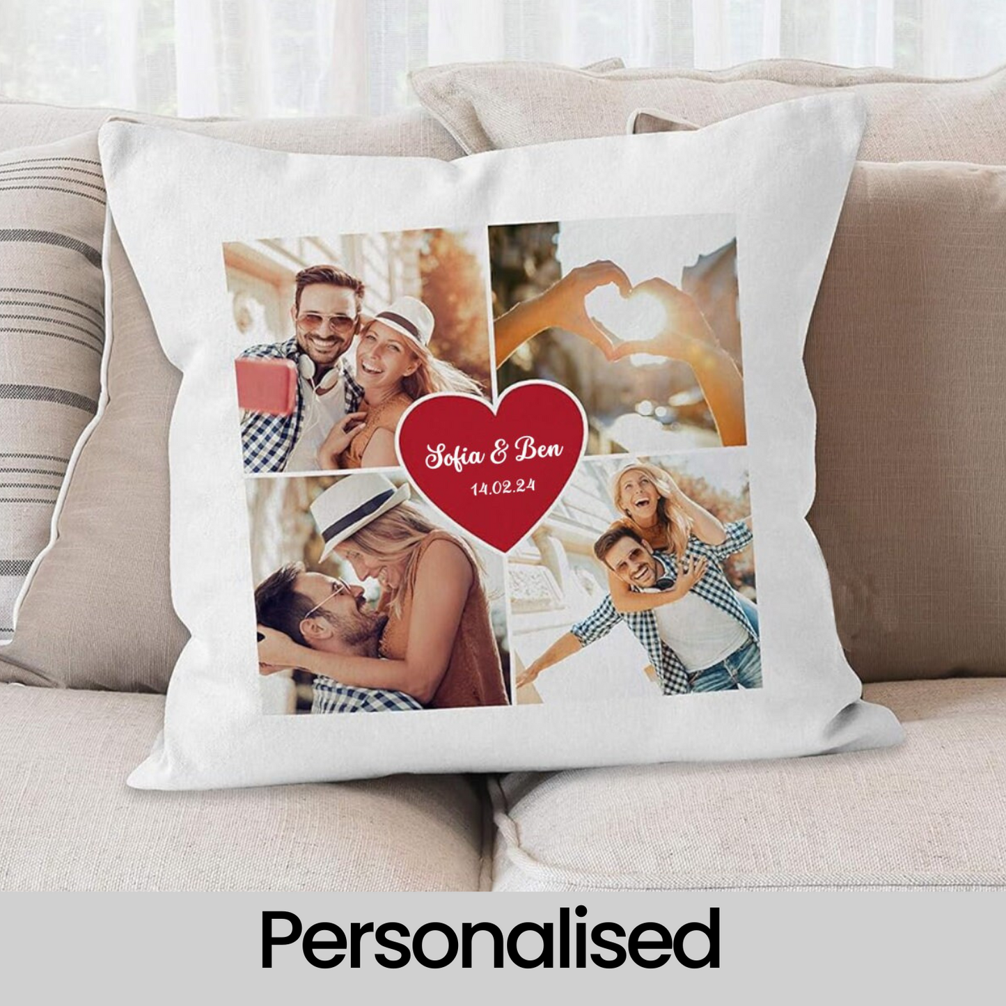 Custom Cushion Covers - Valentine/Anniversary Gift