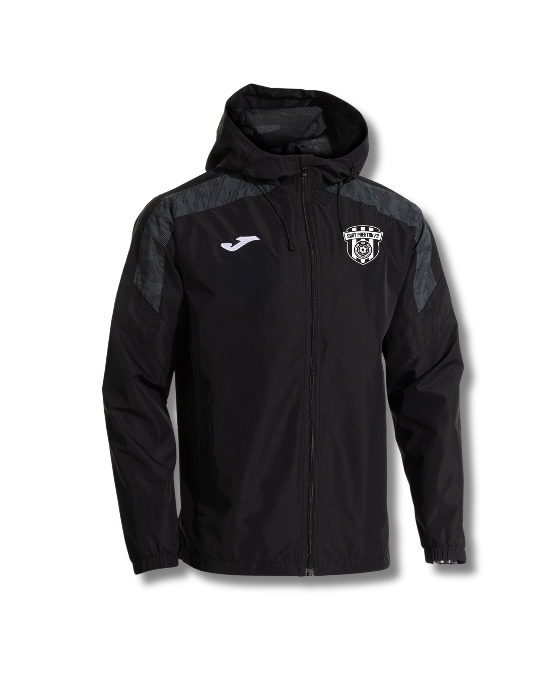 East Preston Youth FC Coaches Raincoat – Joma Championship VIII (Black Adults Only)
