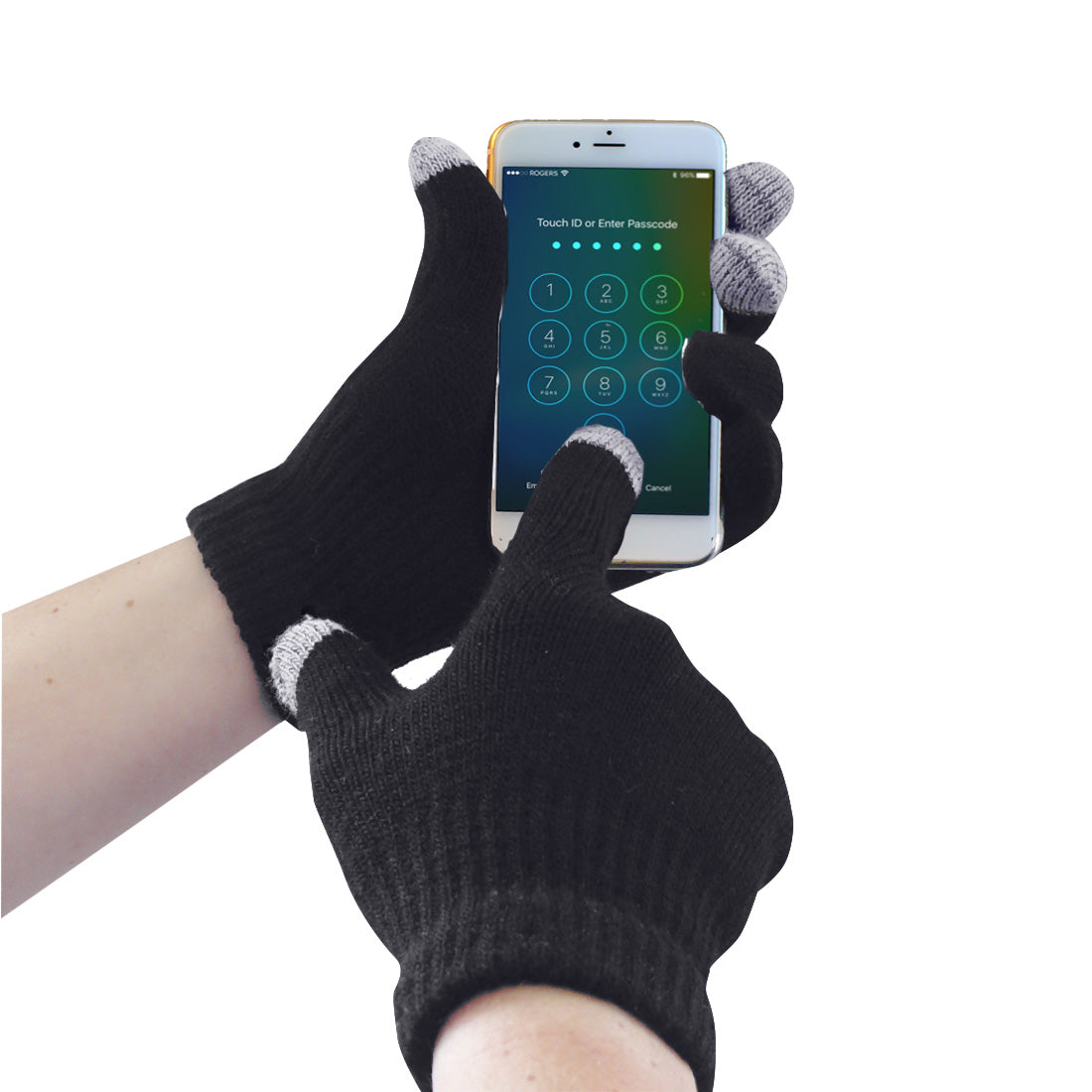 Portwest GL16 - Touchscreen Knit Glove Black
