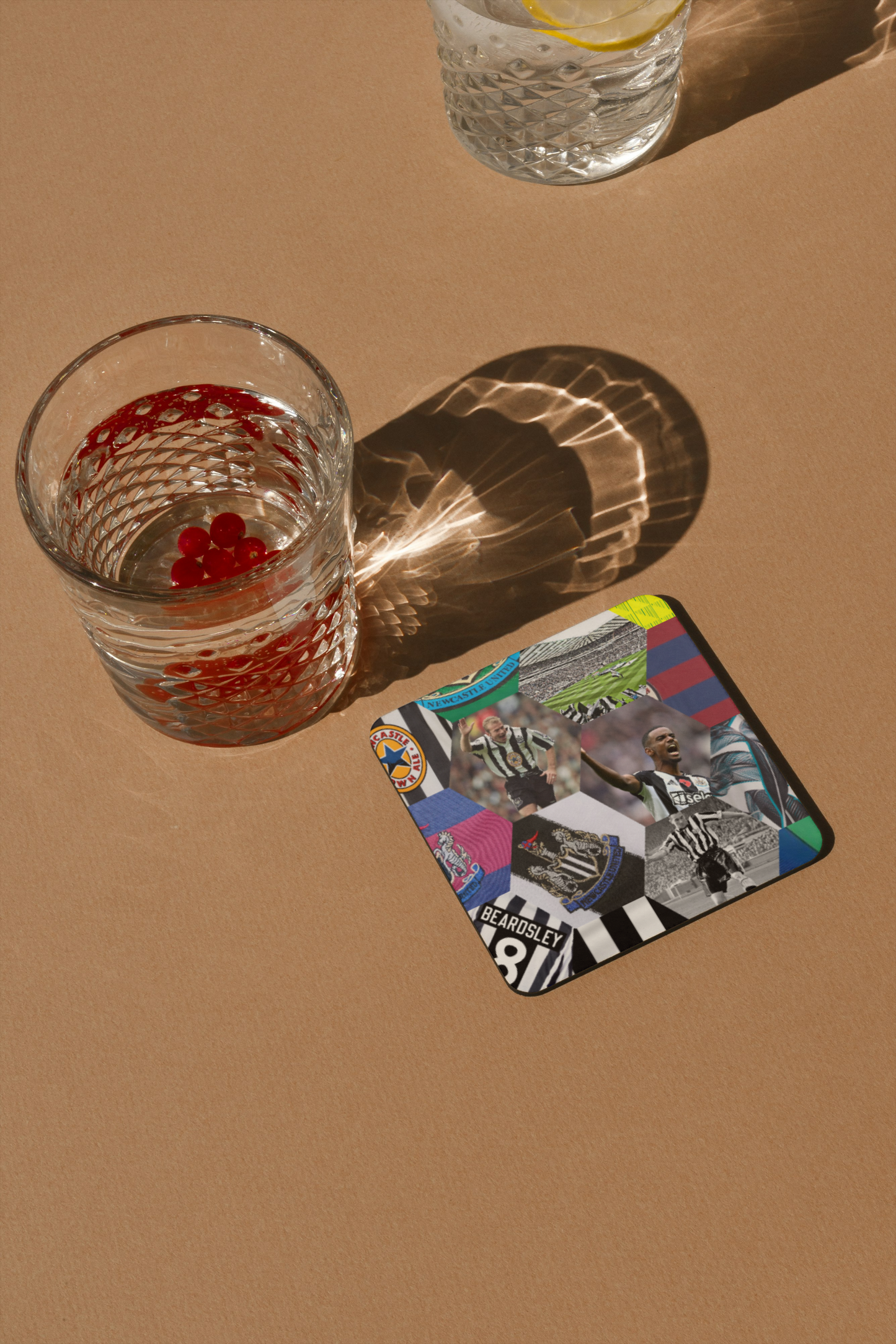 Hex Design Football Team Harwood Drinks Coasters Pack of 4