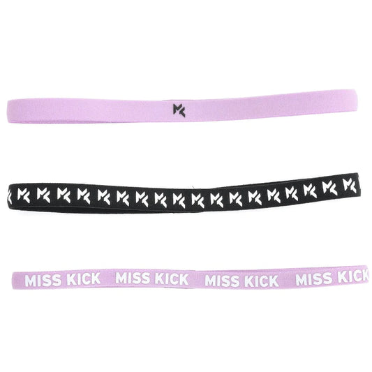 Miss Kick Lilac Sports Headband - pack of 3 Regular