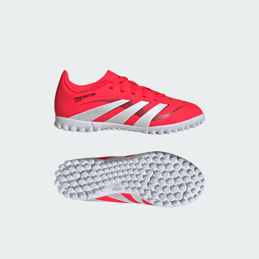 Adidas Predator TF Junior Astroturf Trainers - Lucid Red