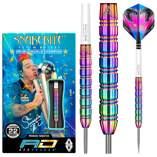 Red Dragon Darts Set - Peter Wright Snakebite 1