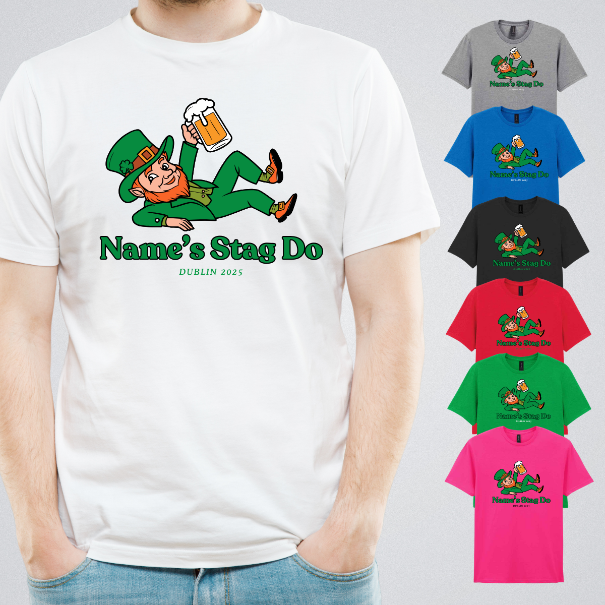 Custom Stag Do T-Shirts – Dublin Design