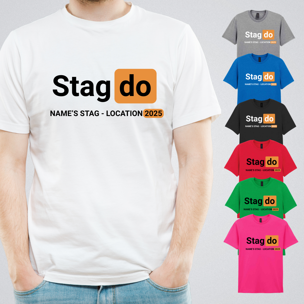 Custom Stag Do T-Shirts – Hub Design