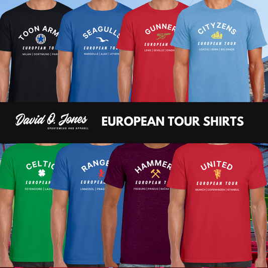 European Football Tour T-Shirts - Seagulls & More