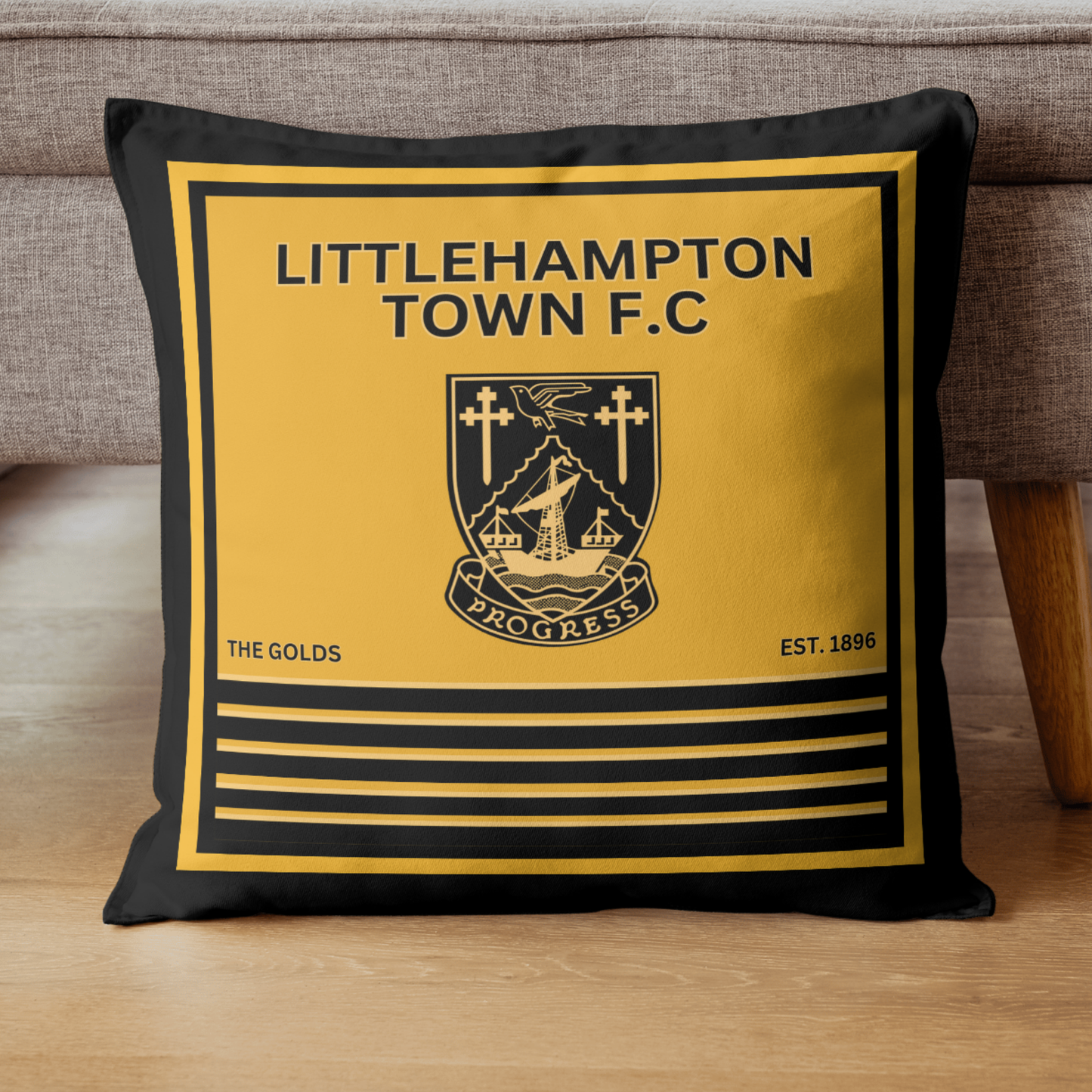 Littlehampton Town FC Cushion – 40x40cm