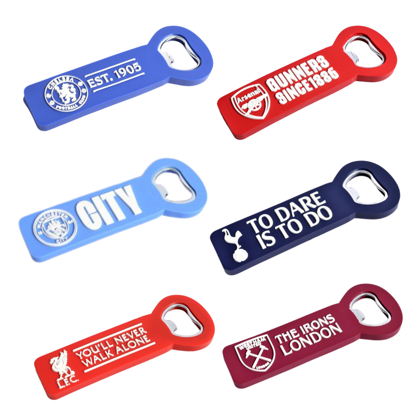 Football Teams Bottle Opener Fridge Magnet
