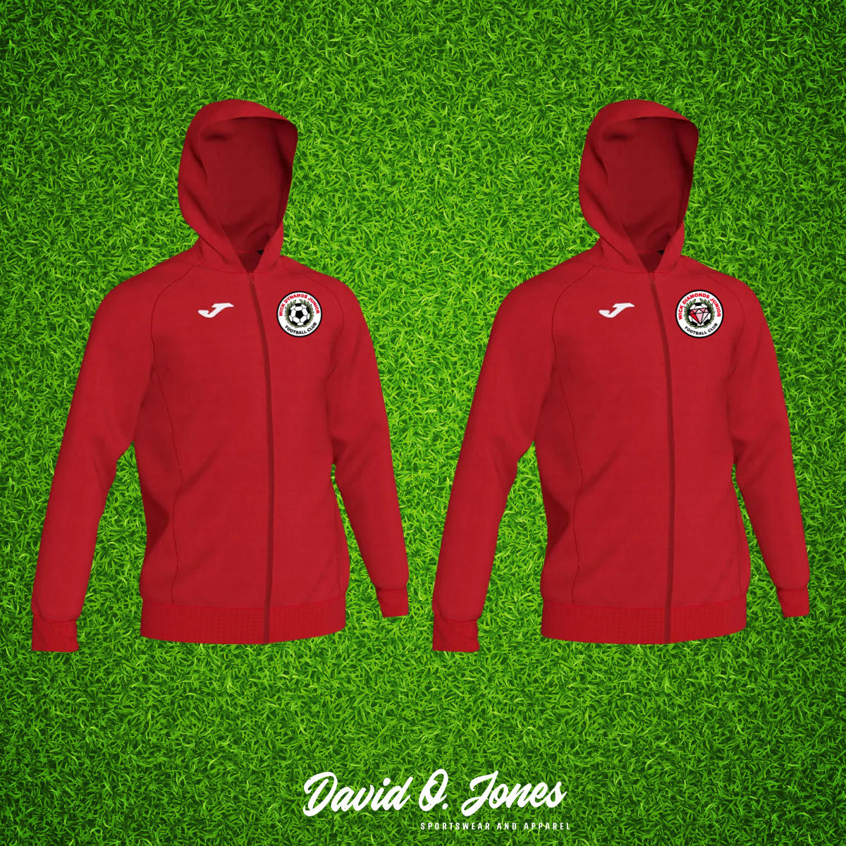 Wick Dynamos // Diamonds Adults Joma Track Top Zip Hoodie
