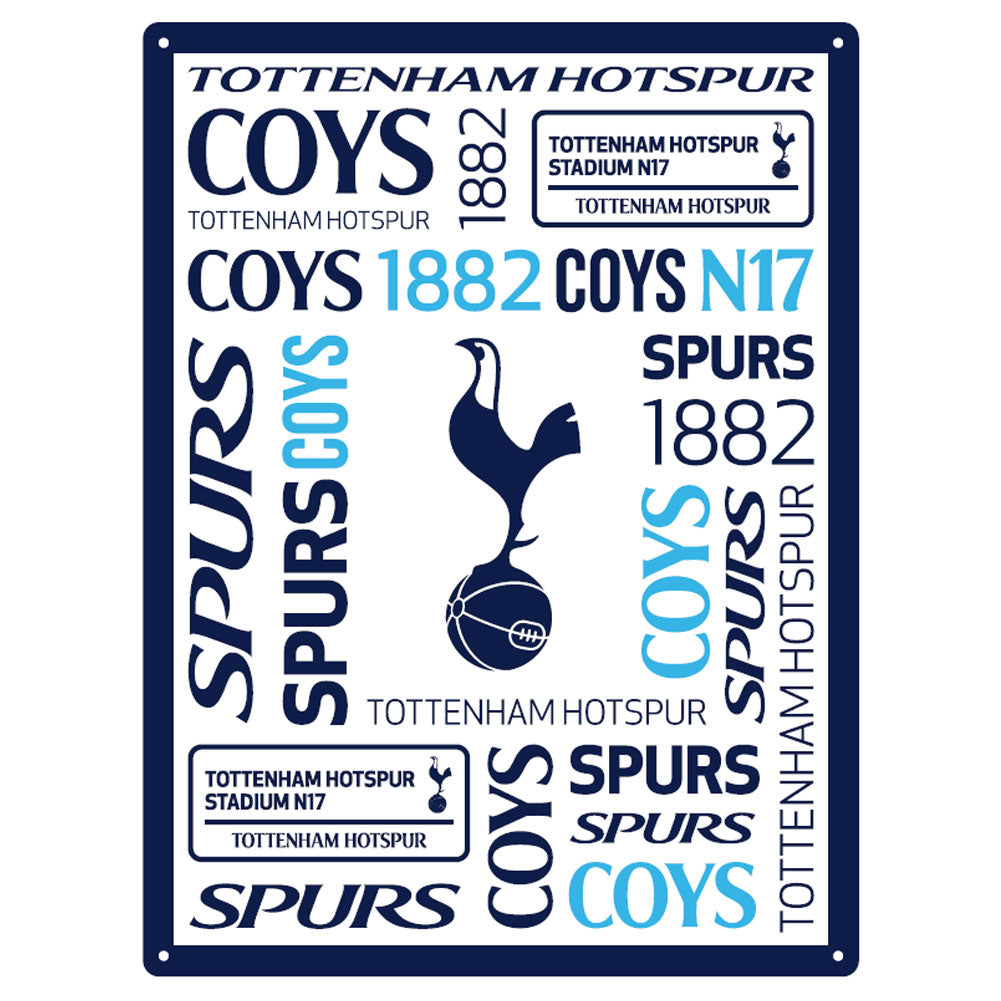 Tottenham FC Large Montage Sign