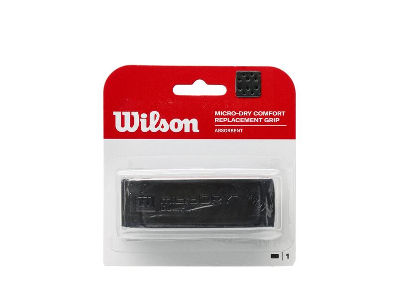 Wilson MICRO-DRY Comfort replacement Tennis Racket Grip - Black