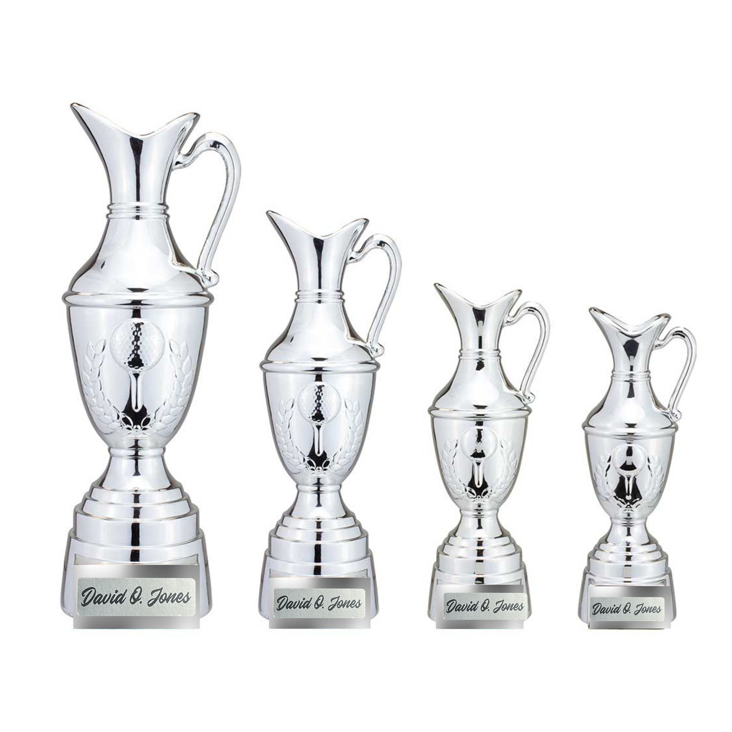 Claret Jug Golf Resin Vacuum Plated Silver