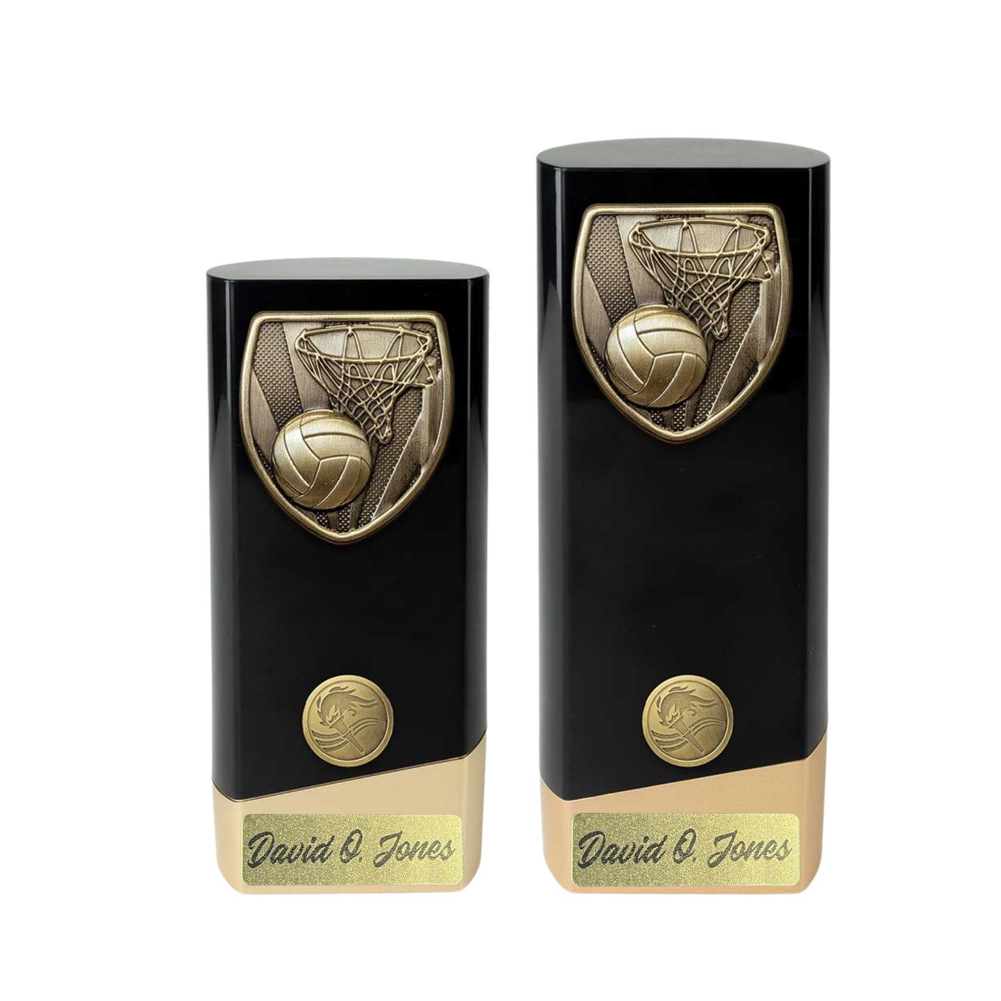 Prime Cobra Netball Award Trophy Black