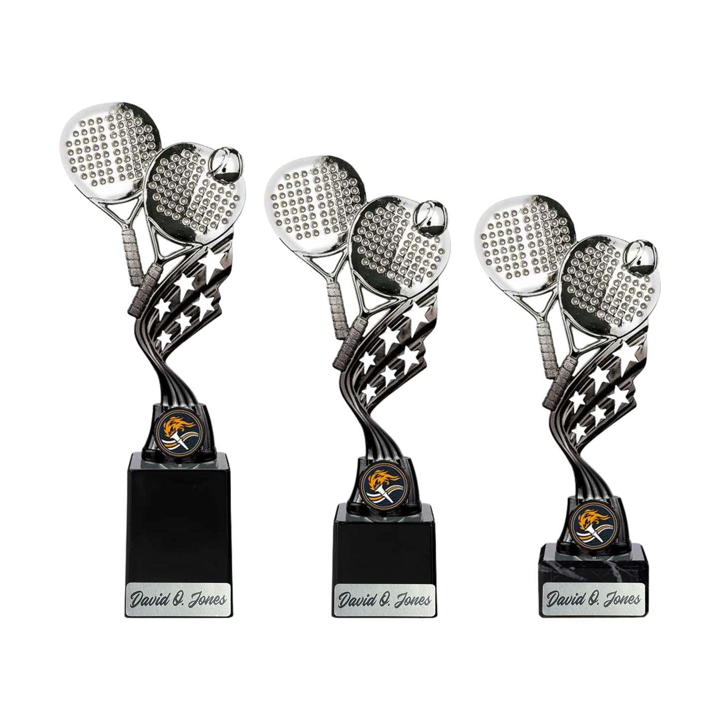 Innov8 Padel Plastic Trophy Silver