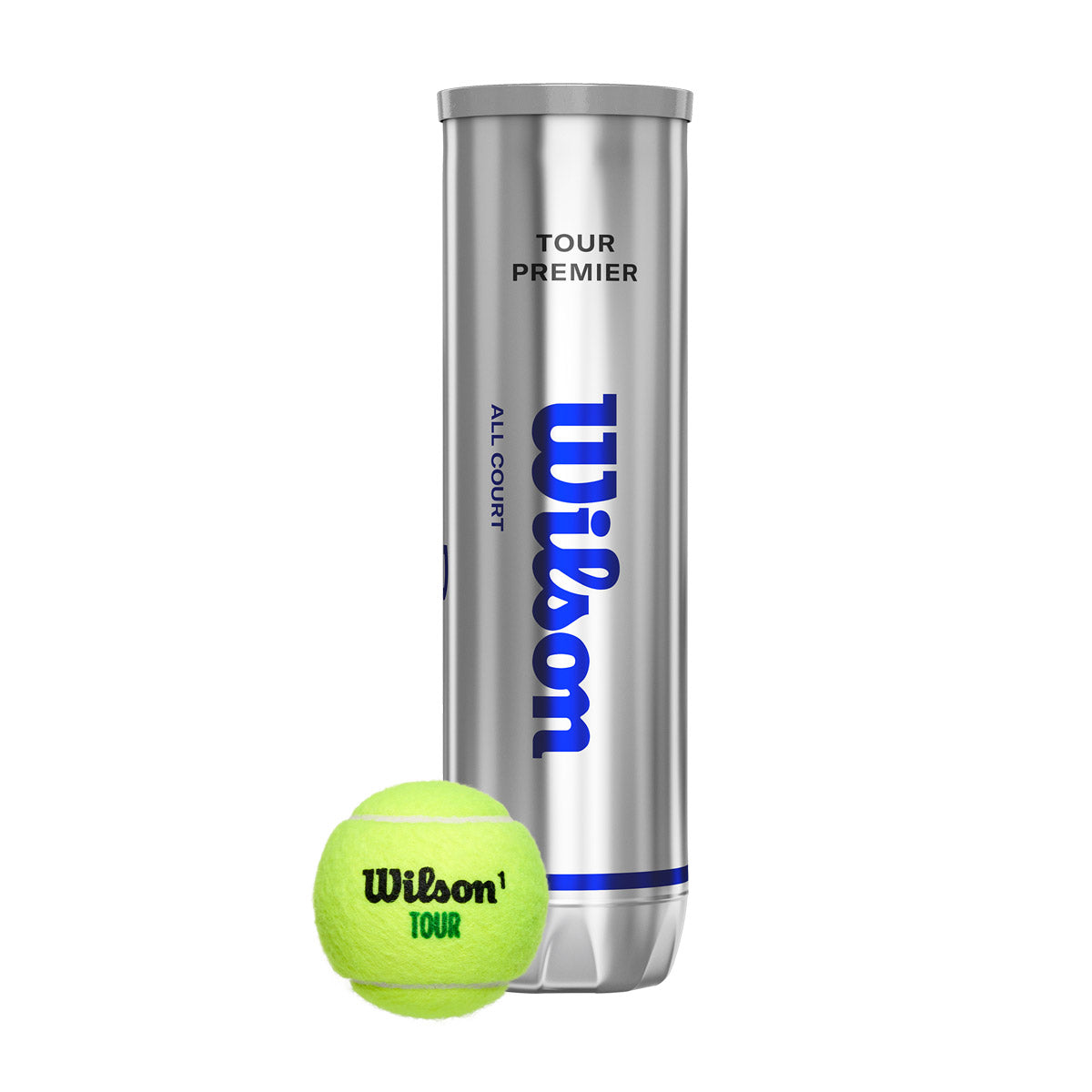 Wilson Tour Premier All Court 4 Tennis Ball Tube
