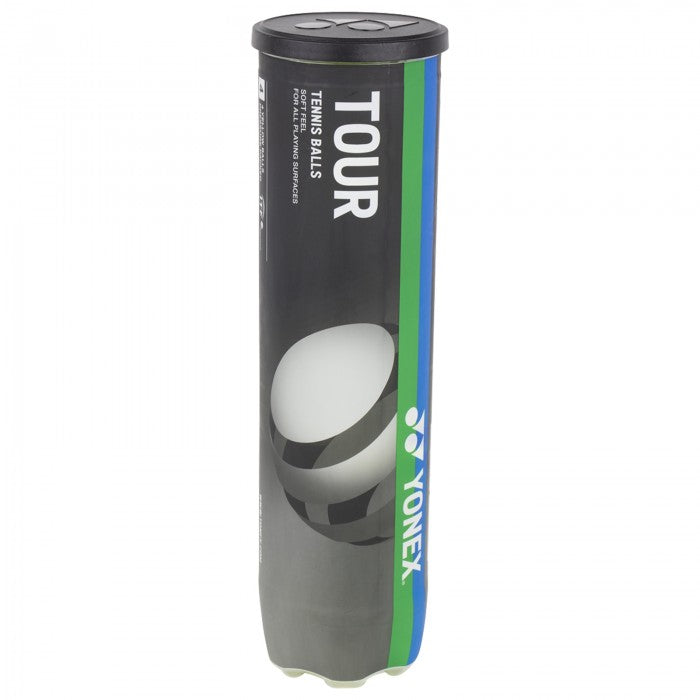 YONEX TOUR TENNIS BALLS (4 BALL TUBE)