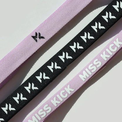 Miss Kick Lilac Sports Headband - pack of 3 Regular