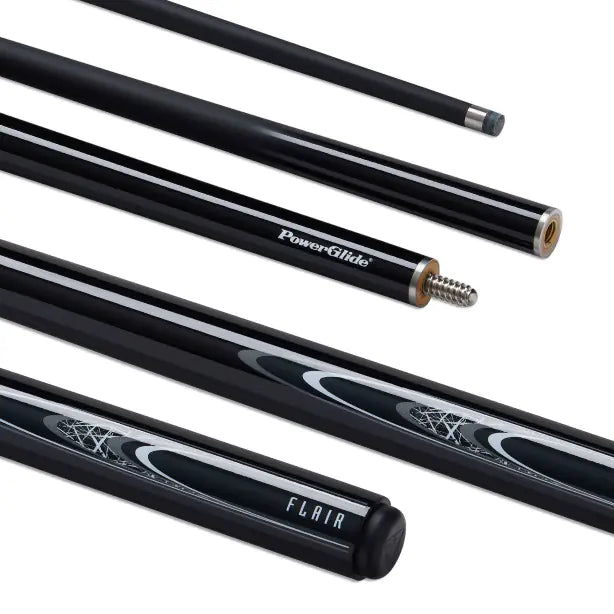 PowerGlide Flair Fibreglass Snooker Cue 2 Piece 18oz