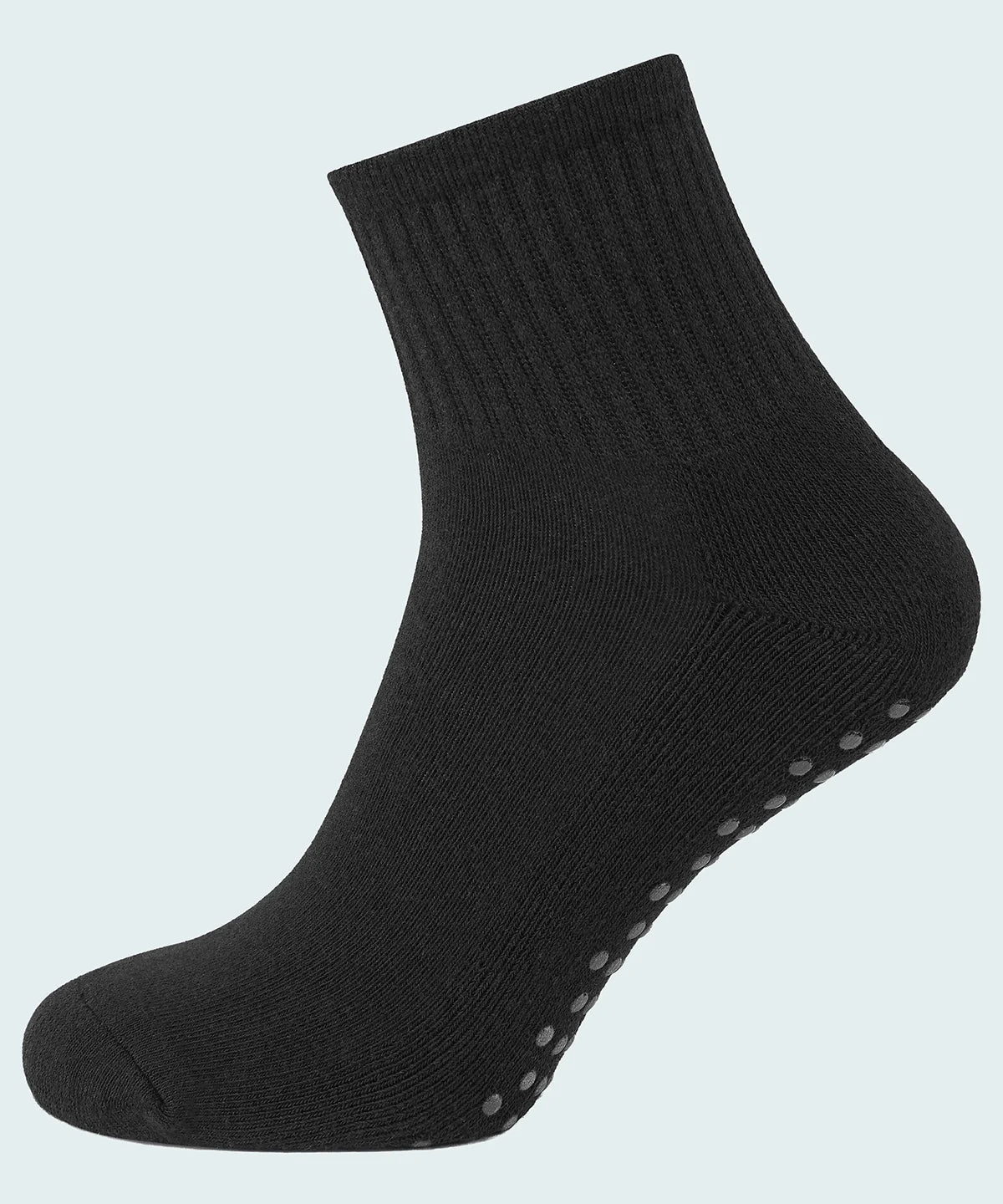 TriDri® Yoga Ankle grip socks - Black
