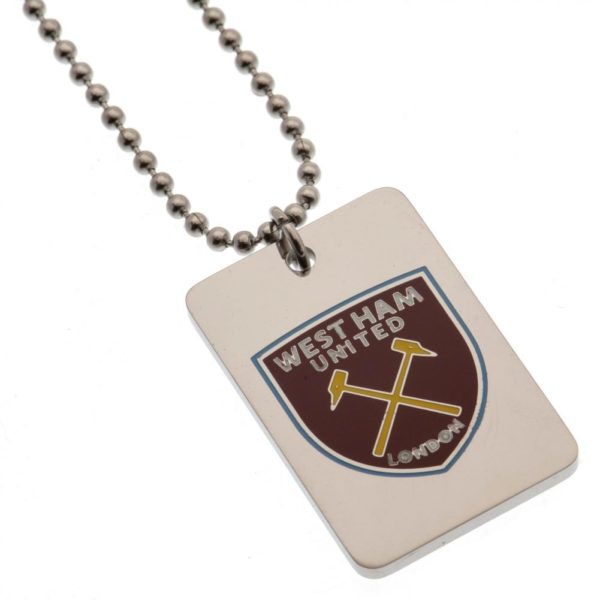 Football Club Crest Dog Tag & Chain