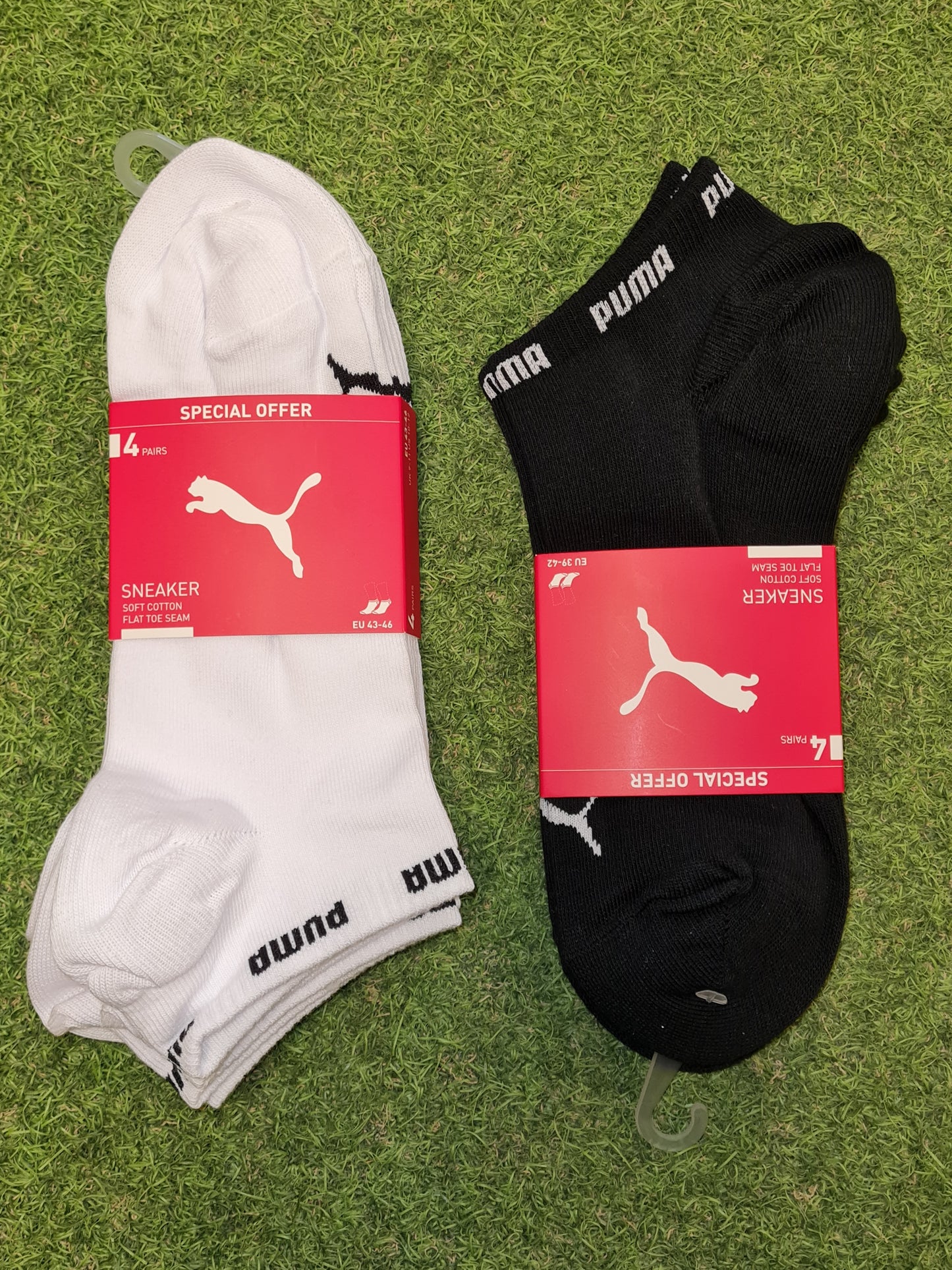 Puma cotton sneaker socks- 4 pack