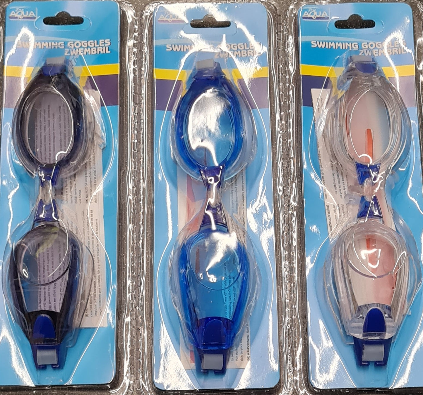 Adult Deluxe Swim Goggles with ear plugs!