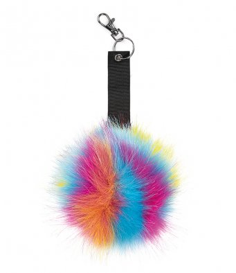 Beechfield Fur Pom Pom Key Ring