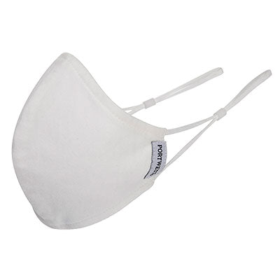 Portwest Anti-Microbial 2 Ply Fabric Face Mask