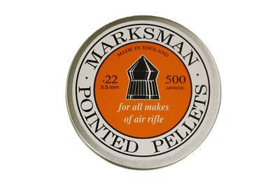 MARKSMAN .177 .22 Pointed & Domed Air Gun, Rifle and Pistol Pellets. PK 500