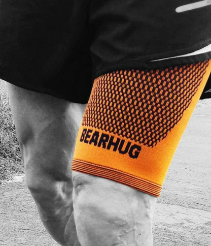 BEARHUG THIGH COMPRESSION SUPPORT SLEEVE FOR HAMSTRING & LEG RECOVERY - BAMBOO