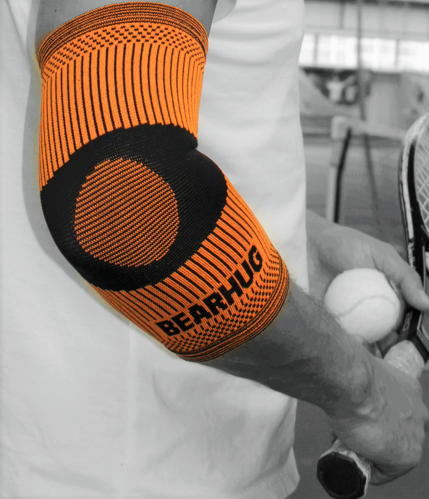BEARHUG ELBOW COMPRESSION SUPPORT SLEEVE FOR TENNIS ELBOW RECOVERY - BAMBOO
