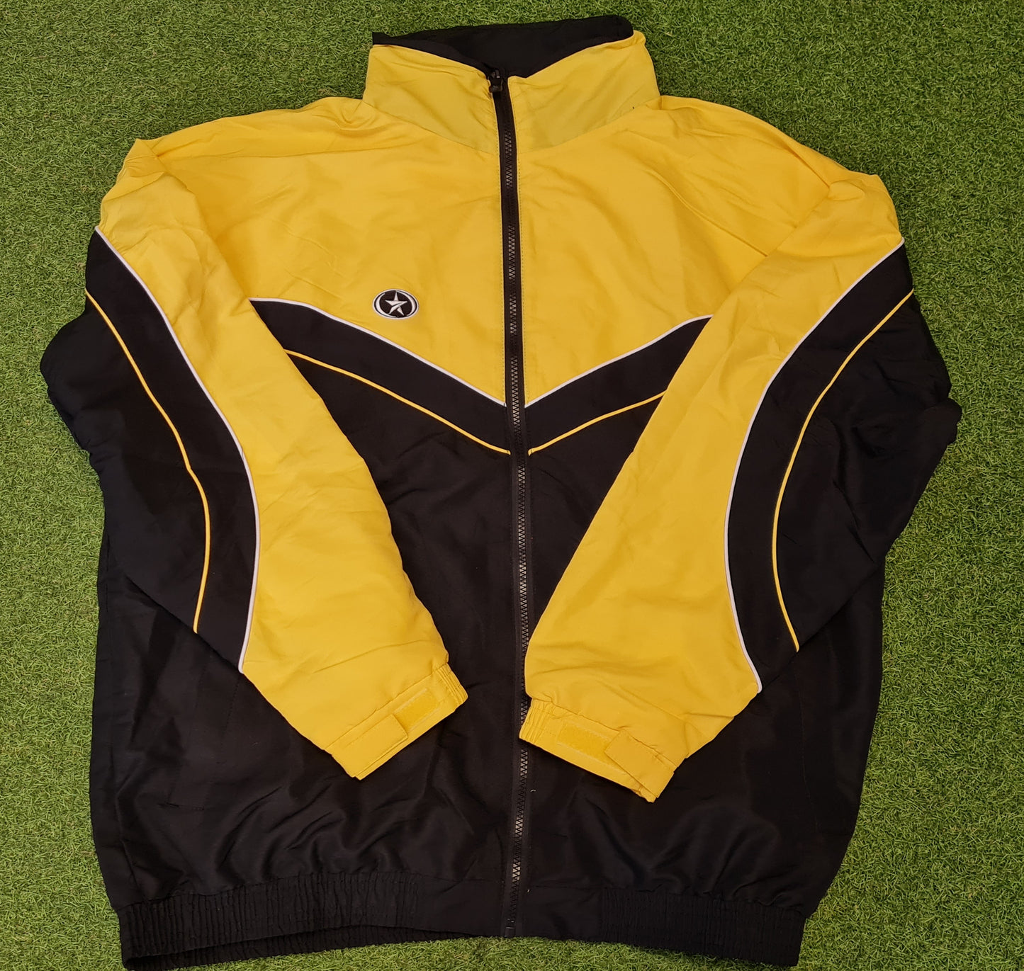 Pro Star Retro Tracksuit Top black/yellow