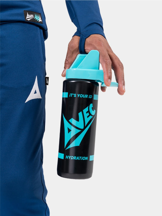 Avec HYGIENE Sports WATER BOTTLE 1 Litre - Black