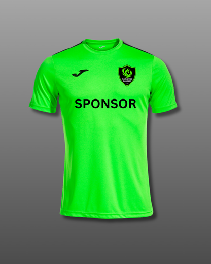 Chichester Rangers Home Shirt – Joma Olimpiada (Fluorescent Green & Black)