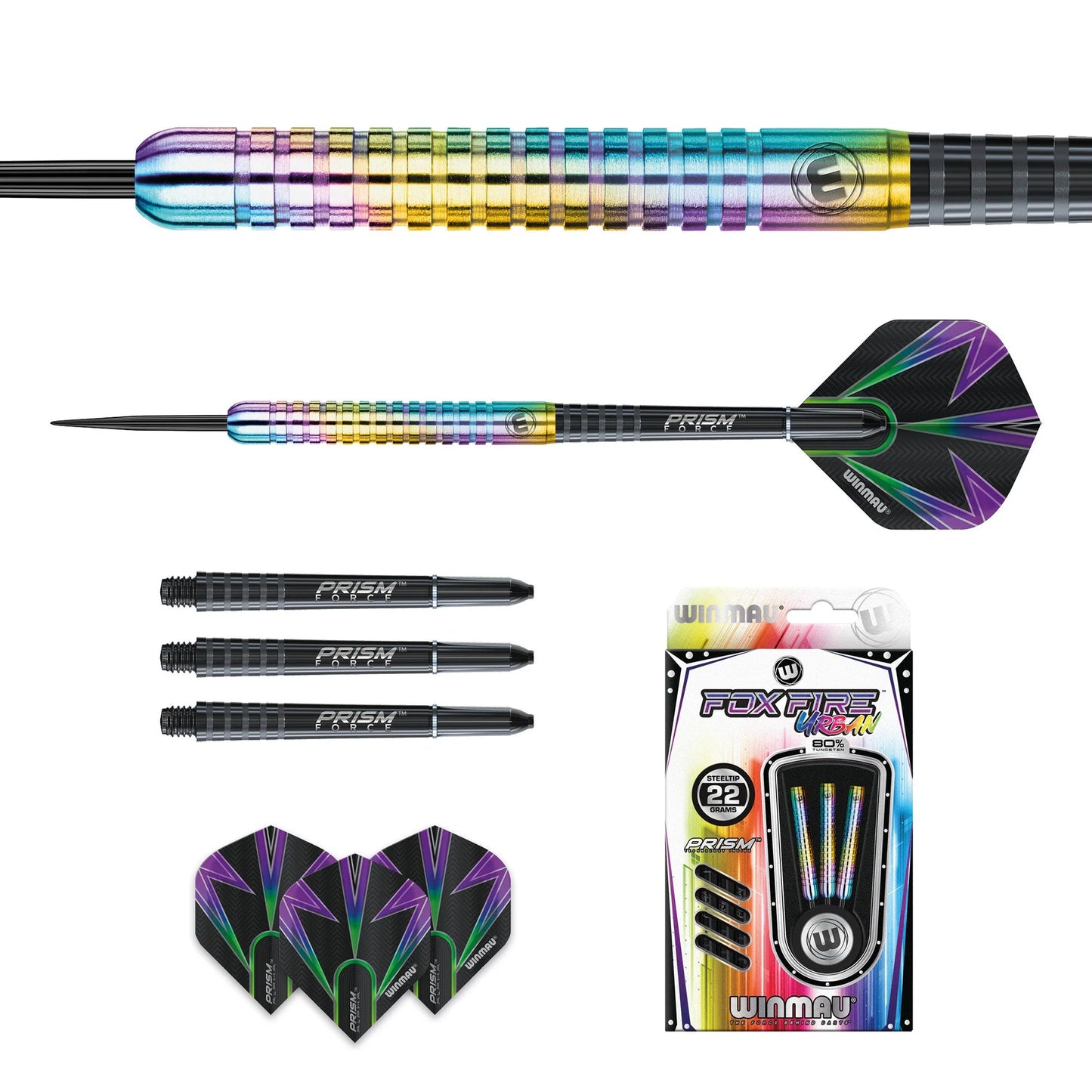 Winmau Foxfire 80% Tungsten Darts