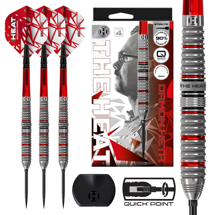 Harrows Damon Heta 90% Series 4 Quick Point Darts Set